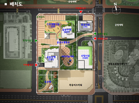 양평제14 도시환경정비구역 배치도