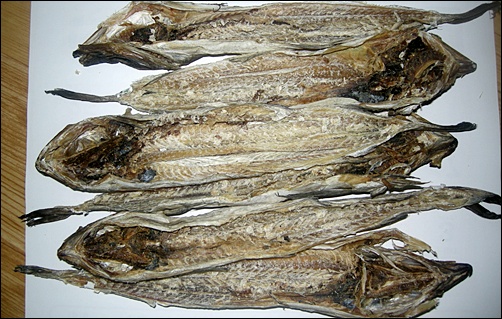 씹을수록 입에 착착 감기면서 고소한 북한산 명태(쫀드기).     &copy; 조종안