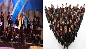 1부 스위이재즈(좌) 2부 크리마스 캐롤(우)