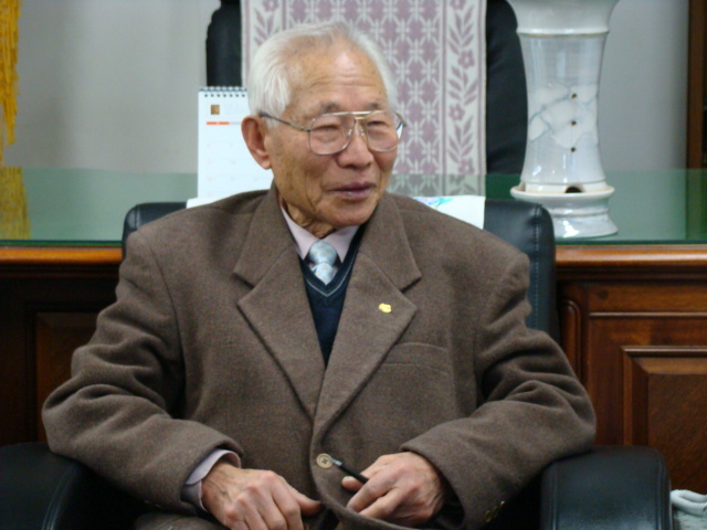 ▲ 독립유공자협회 임우철 회장님. 만세부르다 일제에 고문당하고 투옥되었다.     &copy; 정찬희