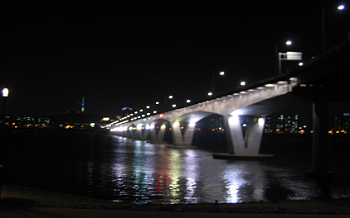 2012년 소등전 원효대교