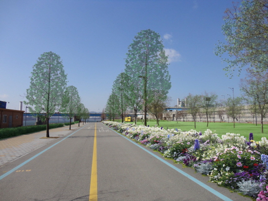 뚝섬꽃밭조성(후)