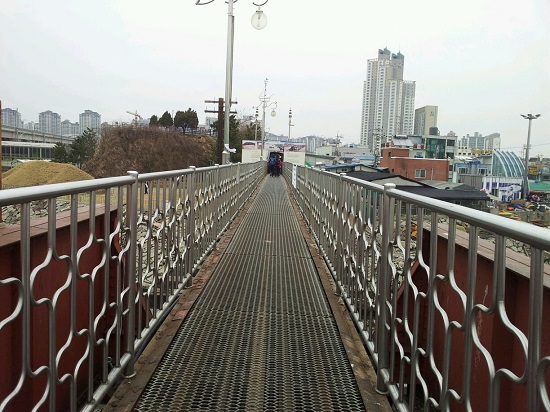  폭1.2m, 길이126.5m의 소래철교