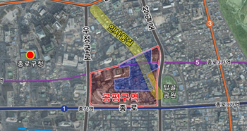 위치도(종로구 인사동 120번지 일대) 