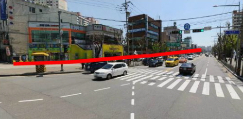 도림로 도로 확장 공사 구간