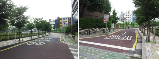 성북구 대광초교 통행제한 구역 