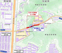 연결통로 위치도 