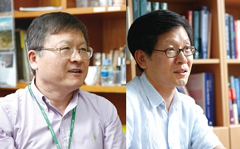 박영민(좌)-정형민(우) Ⓒ건국대학교