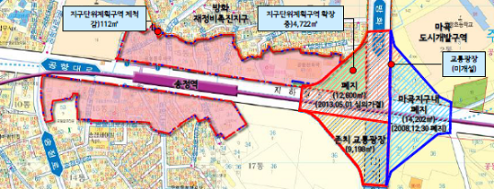 공항로 도시관리계획(광장, 지구단위계획) 결정(변경)(안)
