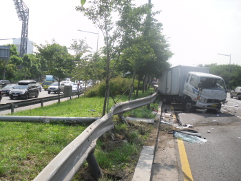 잠실대교지난 2.1km 