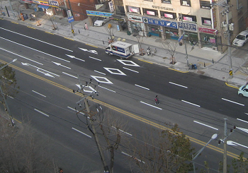 최근 개통한 도림로 확장 구간