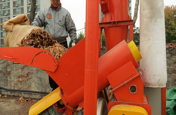 낙엽 분쇄 &copy;양천구청 