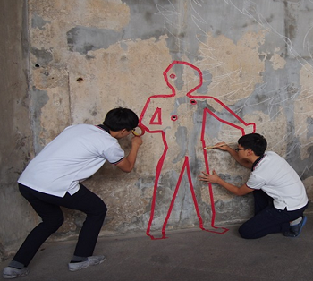 2014 서울창의예술 중점운영학교 (오픈 더 도어 프로그램) 참여모습 (사진제공 참여학생)