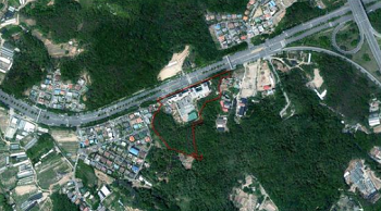 서초구 내곡동 6-7일대 항공사진 &copy;서울시