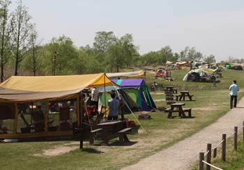 '노을공원 가족캠핑장' &copy;서울시 