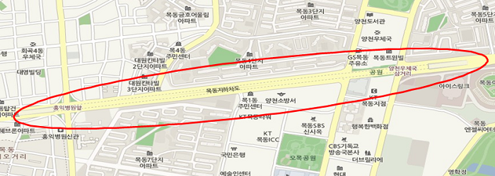  CCTV 정비를 위해 1개차로가 통제되는 경인1(주,부)지하차도