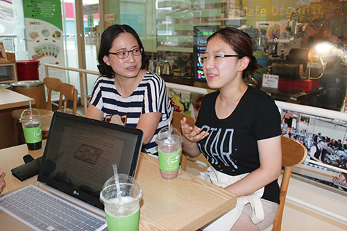 문래중학교를 졸업하고 올해 서울대학교 산업공학과에 당당히 합격한 김보경 양 그만의 공부비법에 대해 털어놨다. ⓒ영등포시대