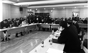 제1차 서울제물포터널 여의도 주민협의회 모습