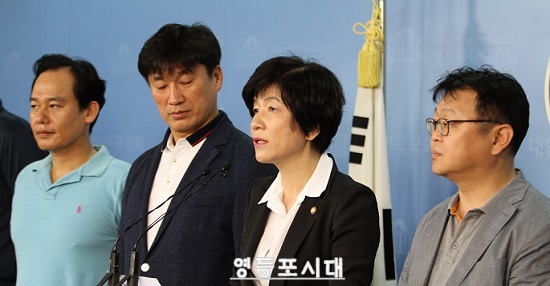 더불어민주당 김영주 의원은 2일(화) 국회 정론관에서 기자회견을 열고 “대선 승리와 이기는 더불어민주당과 서울시당을 만들겠다”며 더불어민주당 서울시당위원장 출마를 공식 선언했다. ⓒ영등포시대 