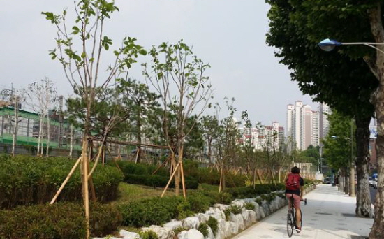 경부제3녹지 목련길 &copy;영등포구