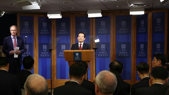 여야원내대표단과 미국을 방문 중인 정세균 국회의장는 소사이어티 연설을 통해 “한미 양군의 즉각적인 대비태세가 유지되어야”고 강조했다. ⓒ국회