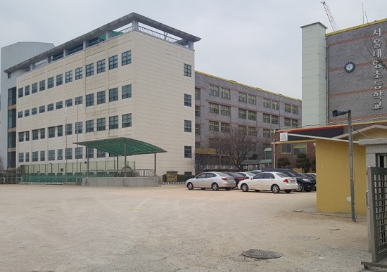 9일 오전 대영초등학교 운동장 전경 &copy;영등포시대 