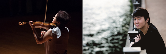 정경화(사진 왼쪽)와 조성진