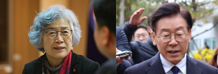 박은정 권익위원장(사진 왼쪽)과 이재명 경기도지사(사진 오른쪽)