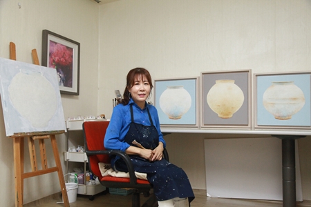 ▲서양화가 김선 작가