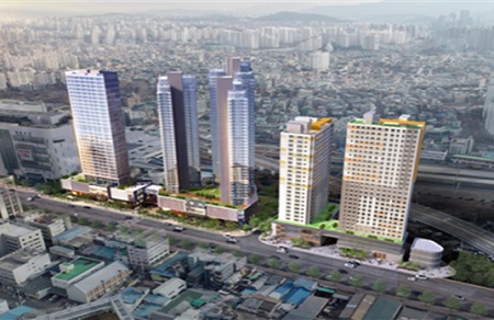 ▲영등포 쪽방촌 조감도