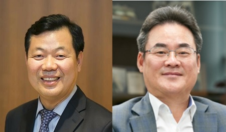 5월 14일잘 임명된 조인동 행정1부시장(사진 왼쪽)과 류훈 행정2부시장(사진 오른쪽) 