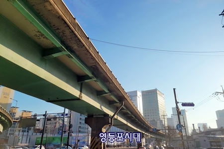 ▲12월 9일부터 철거에 들어간 선유고가 Ⓒ영등포시대