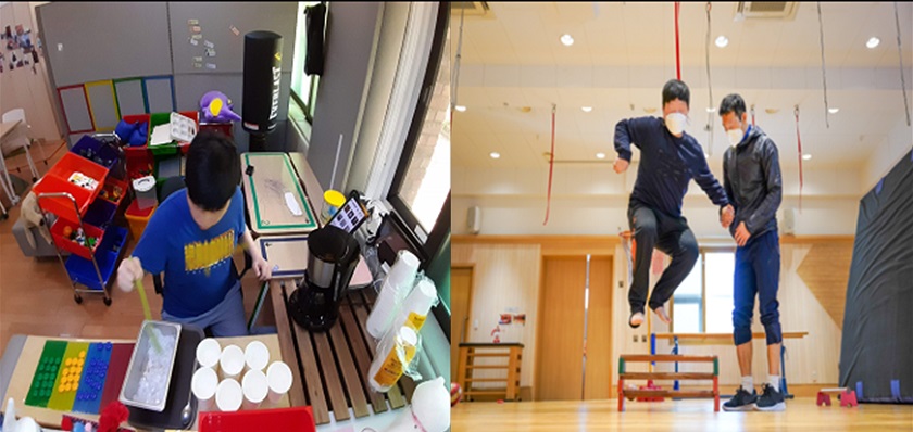 장애인복지관 낮활동 프로그램 활동 모습