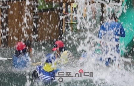 ▲영등포공원 물놀이장 Ⓒ영등포시대 db