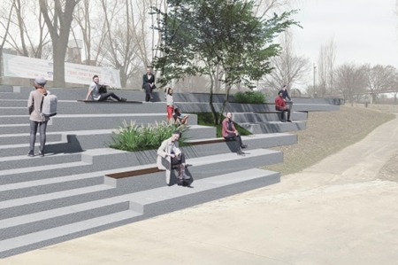 ▲양화한강공원 전망쉼터