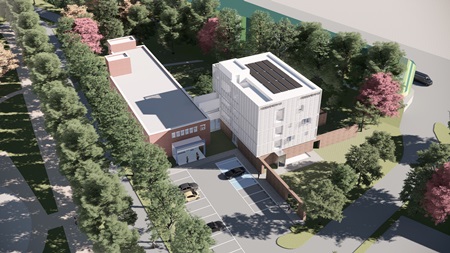 시립발달장애인복지관 조감도