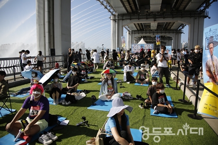 ▲2020 한강 멍때리기 대회 장면/이미지=서울시 한강사업본부 제공