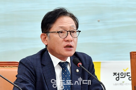 ▲정의당 배진교 원내대표 Ⓒ영등포시대