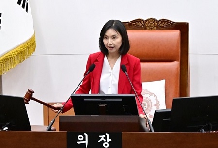 ▲최호정 서울시의회 의장 