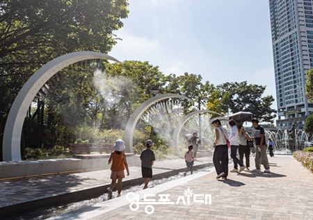▲물길정원 은하수로