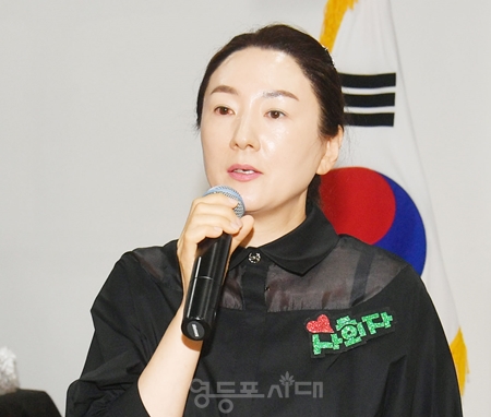 ▲정영주 자문위원이 사회를 보고 있다.Ⓒ영등포시대