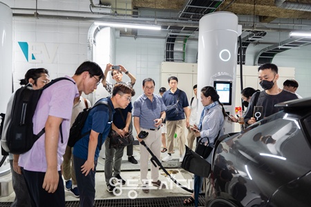 ▲2024년 40대직업캠프-전기차 충전인프라 관리사 교육과정. ©서울시 제공