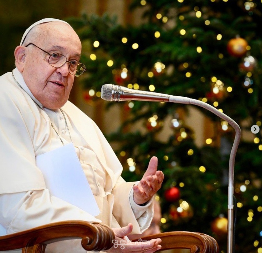 ▲프란치스코 교황. ©프란치스코 교황 인스타그램