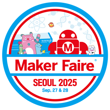 ▲2025 메이커 페어 서울 원형 로고. ⓒ서울시 제공
