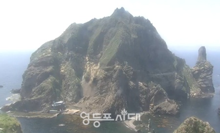 ▲독도(2025년 6월 10일 오후 1시 20분 현재). ©독도 실시간 영상 캡처