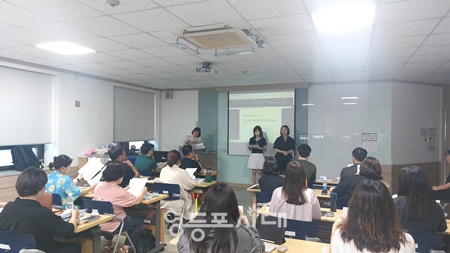 ▲청각장애인 요양보호사 교육 장면. ⓒ서울시 제공