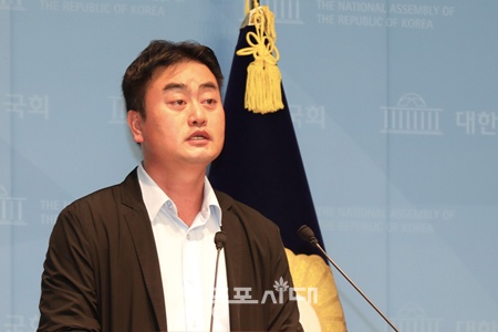 ▲홍성규 민주당 수석대변인. ⓒ영등포시대