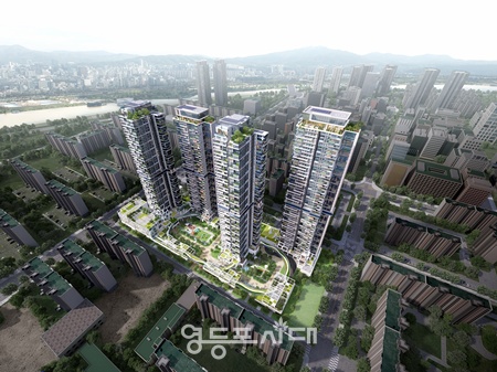 ▲여의도 대교아파트 재건축 정비사업 조감도. ⓒ영등포구 제공