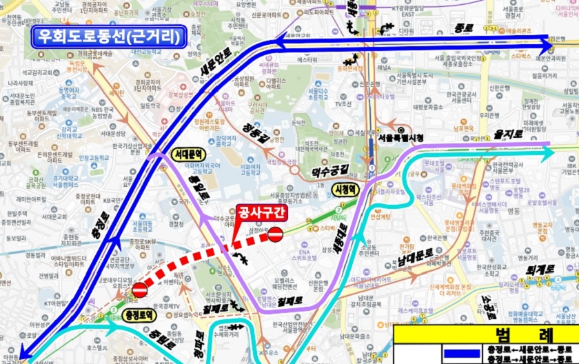 ▲위회도로  근거리/이미지=서울시 제공