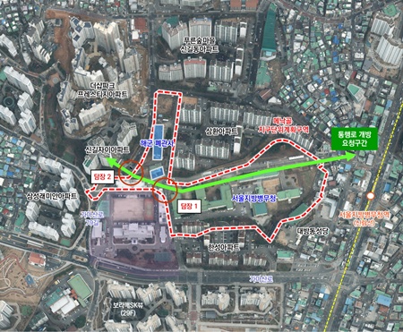 ▲메낙골 위치도. /이미지=영등포구 제공